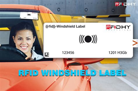 remove rfid tag from windshield